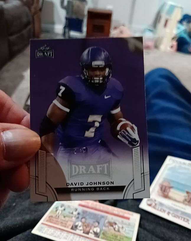 2015 Leaf Draft #19 David Johnson — front