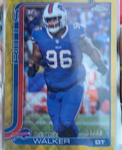 2025 Topps Chrome #360 Deone Walker — front