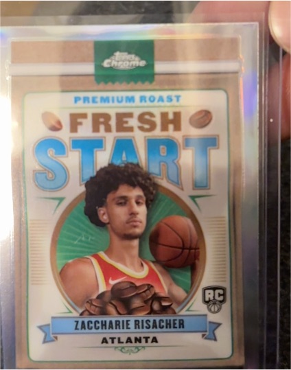 2024-25 Topps Chrome #FS-1 Zaccharie Risacher Fresh Start — front