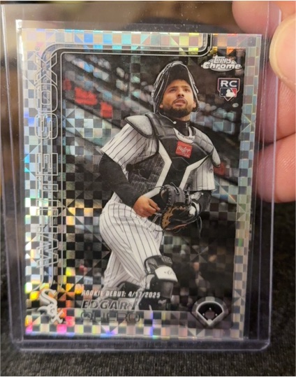 2025 Topps Chrome Update Series #USC169 Edgar Quero — front