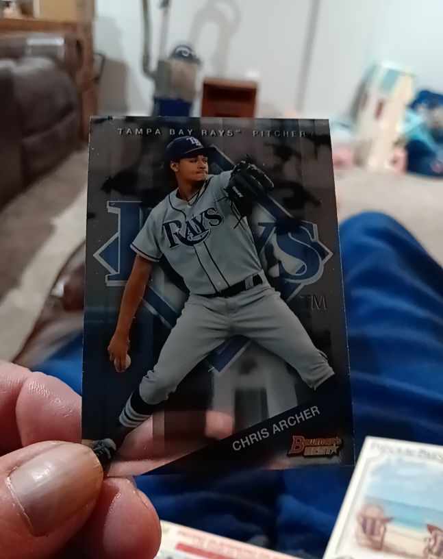 2015 Bowman's Best #17 Chris Archer — front