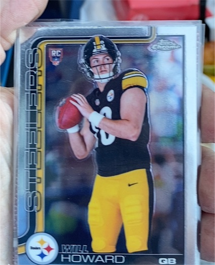 2025 Topps Chrome #321 Will Howard — front