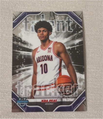 2025-26 Bowman Chrome #TT-3 Koa Peat Talent Tracker Arizona Wildcats — front