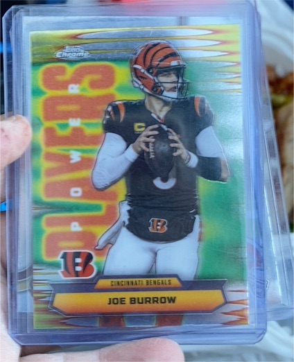 2025 Topps Chrome Power Players #PP-5 Joe Burrow — front