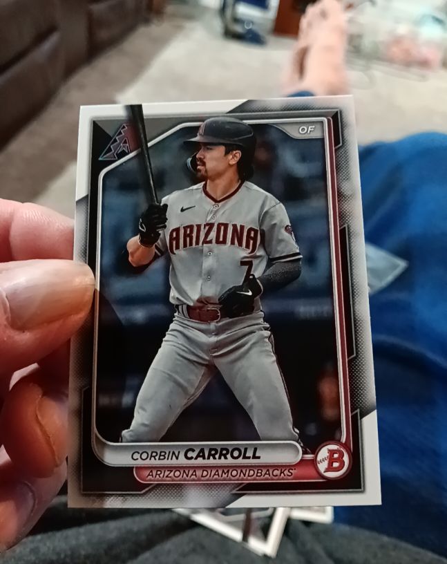 2024 Bowman #25 Corbin Carroll Arizona Diamondbacks — front