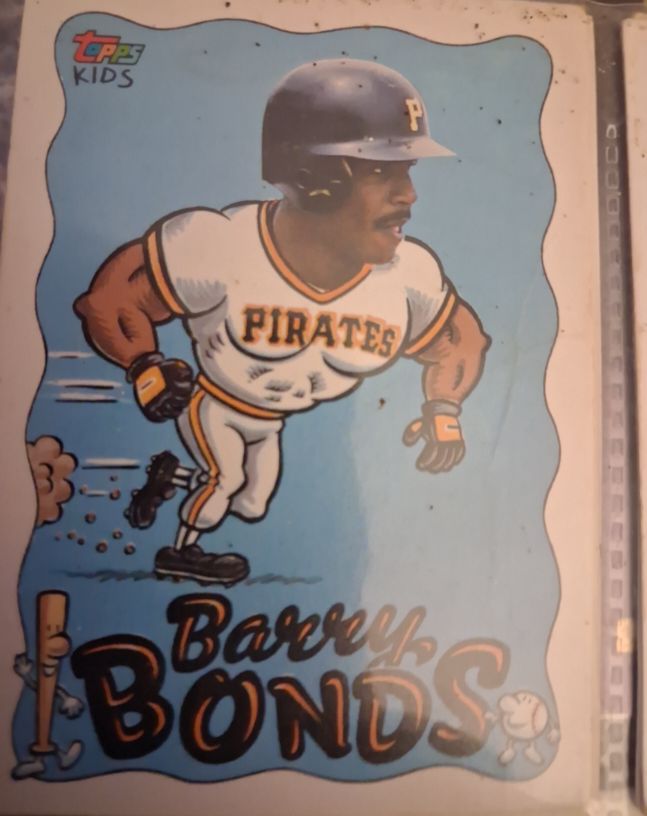 1992 Topps Kids #21 Barry Bonds — front