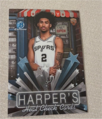 2025 Bowman Chrome #HS-4 Dylan Harper — front