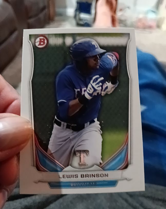 2014 Bowman Draft Top Prospects #TP-53 Lewis Brinson — front