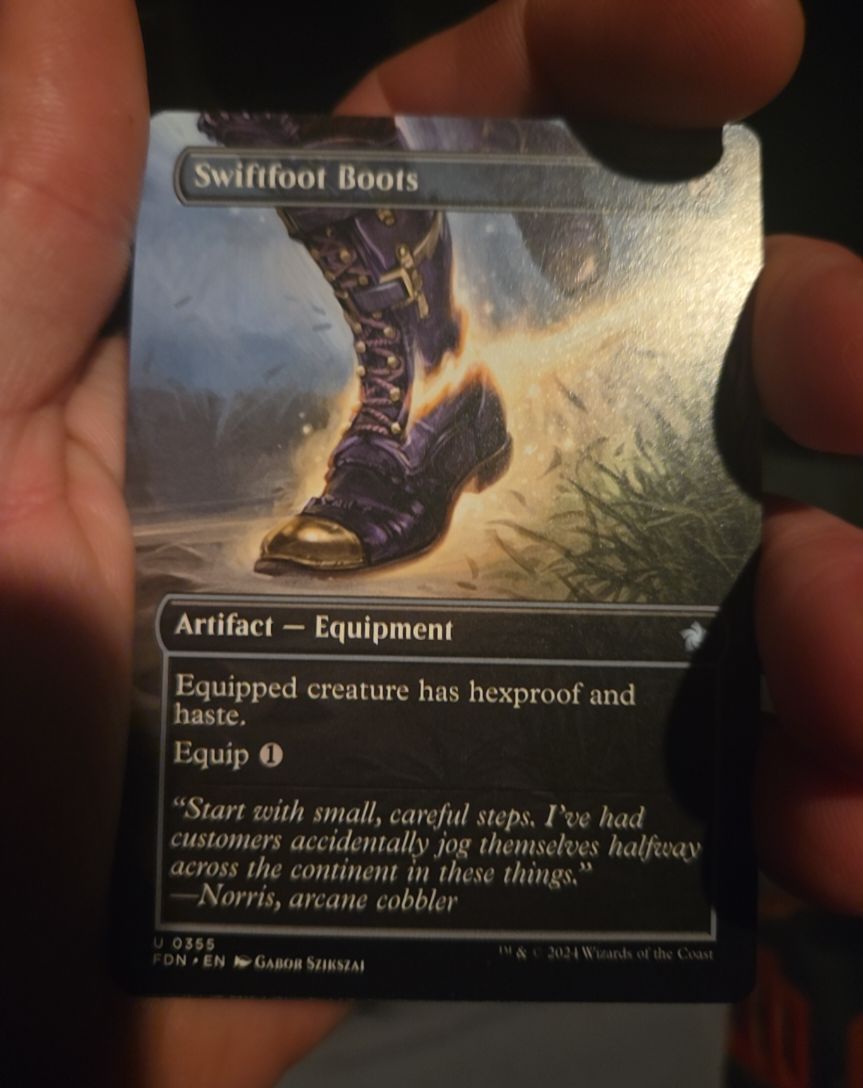 2024 Magic The Gathering Swiftfoot Boots #0355 — front