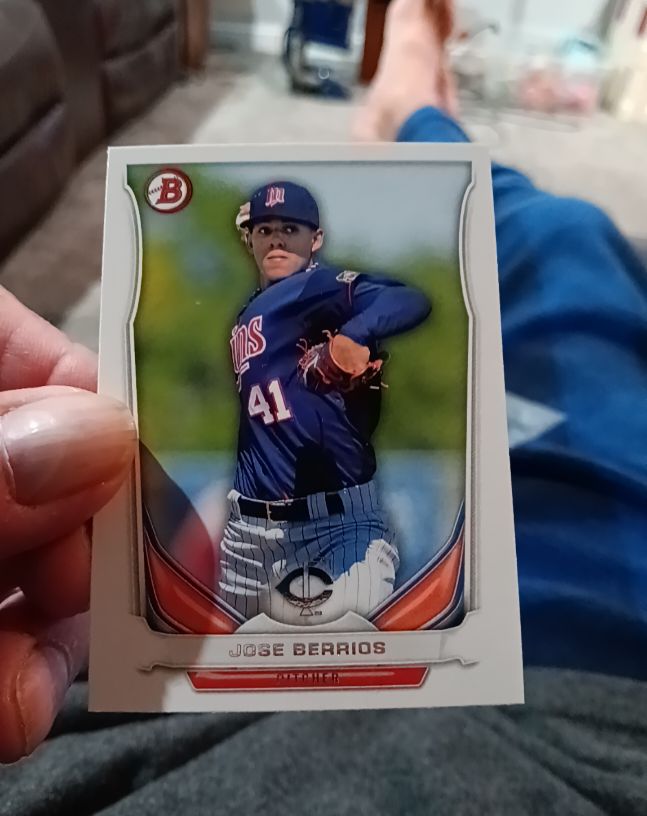 2014 Bowman Draft Picks & Prospects #TP-19 Jose Berrios — front