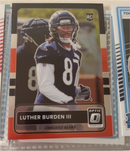 2025 Donruss Optic #17 Luther Burden III 2015 Retro Chicago Bears — front