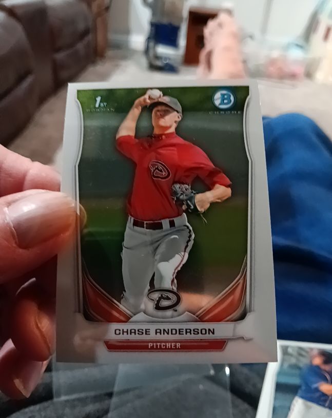 2014 Bowman Chrome Prospects #BCP62 Chase Anderson — front