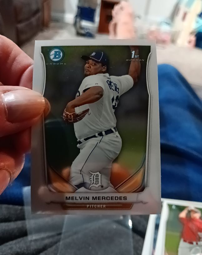 2014 Bowman Chrome #BCP68 Melvin Mercedes — front