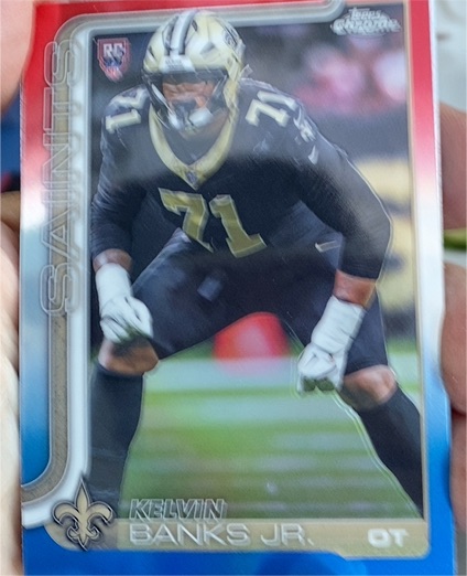 2025 Topps Chrome #378 Kelvin Banks Jr. — front