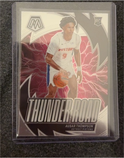 2023-24 Panini Mosaic Thunder Road #16 Ausar Thompson — front