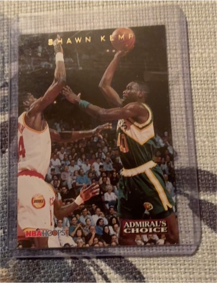 1993-94 NBA Hoops Admiral's Choice #AC1 Shawn Kemp — front