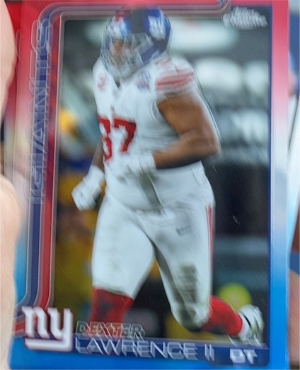 2025 Topps Chrome #230 Dexter Lawrence II — front