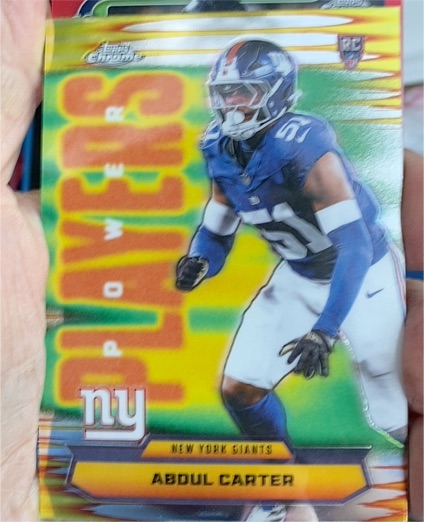 2025 Topps Chrome #PP-40 Abdul Carter — front