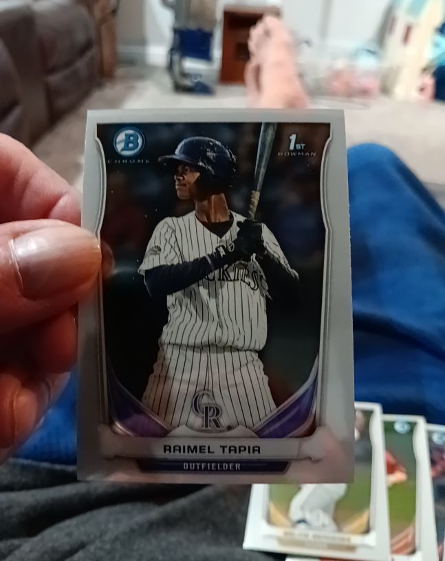2014 Bowman Chrome Prospects #BCP27 Raimel Tapia — front