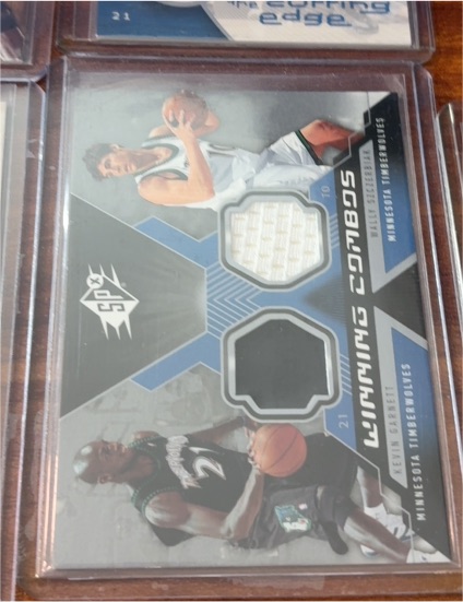 2005-06 Upper Deck SPx #WC-GS Kevin Garnett/Wally Szczerbiak Winning Combos — front