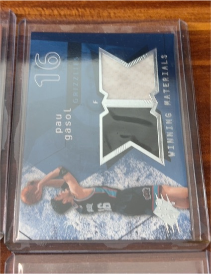 2003-04 Upper Deck SPx Winning Materials #WM31 Pau Gasol — front