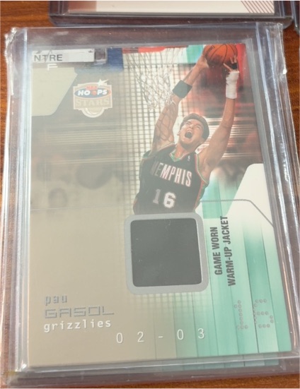 2002-03 Upper Deck UD Game Jerseys #PG Pau Gasol — front