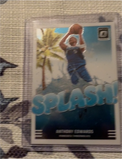 2024-25 Panini Donruss Optic #7 Anthony Edwards Splash! — front