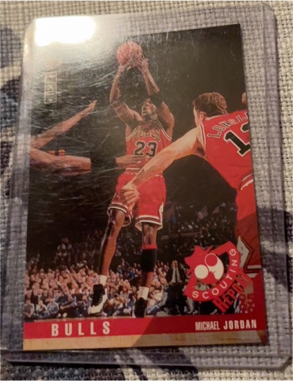 1994-95 Upper Deck Scouting Report #114 Michael Jordan — front