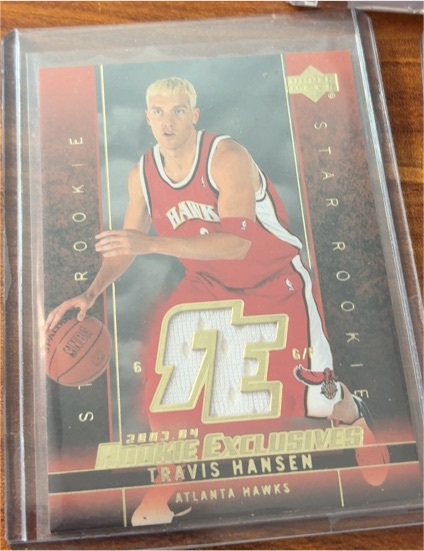 2003-04 Upper Deck Rookie Exclusives #J28 Travis Hansen — front