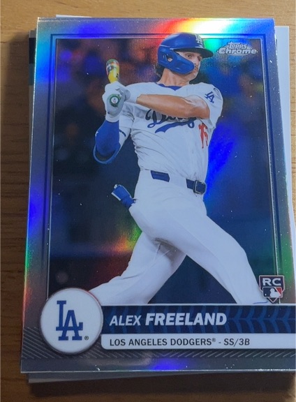 2026 Topps Chrome #68 Alex Freeland — front