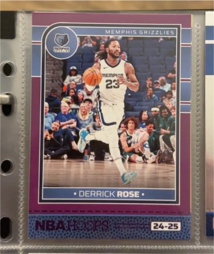 2024-25 Panini NBA Hoops #37 Derrick Rose — front