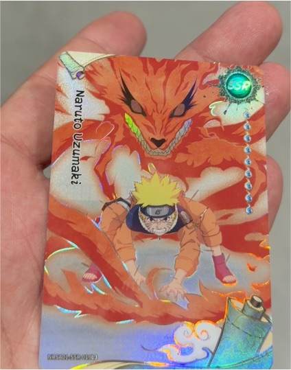 Naruto Uzumaki NRSA01-SSR-019L3 Naruto Kayou Card — front