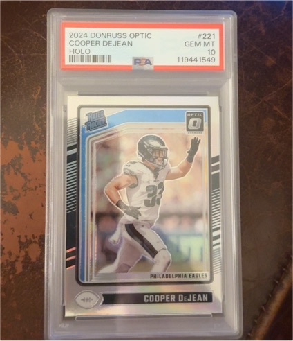 2024 Donruss Optic #221 Cooper DeJean — front