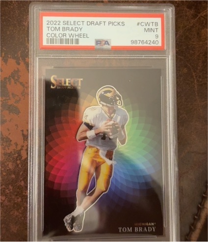 2022 Panini Select Draft Picks #CWTB Tom Brady Color Wheel — front