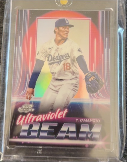 2025 Topps Cosmic Chrome #UB-14 Yoshinobu Yamamoto — front