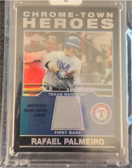 2004 Topps Chrome-Town Heroes #CHR-RP Rafael Palmeiro — front