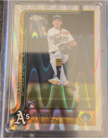 2025 Topps Chrome #96 Jacob Wilson RC — front