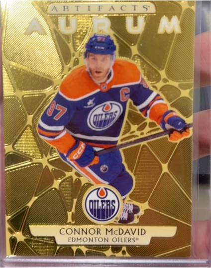 2023-24 Upper Deck Artifacts Aurum #A-5 Connor McDavid — front