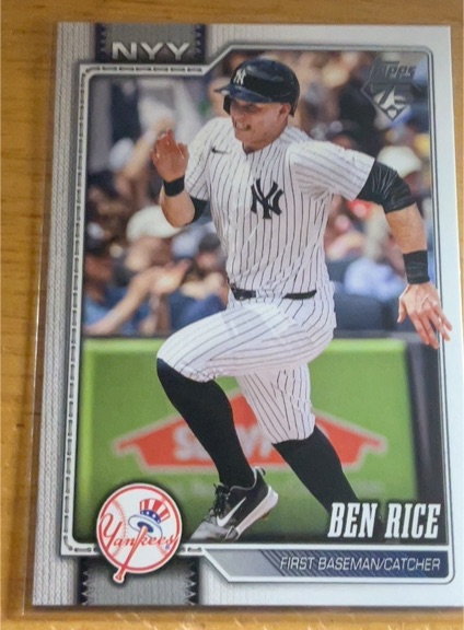 2026 Topps #133 Ben Rice — front