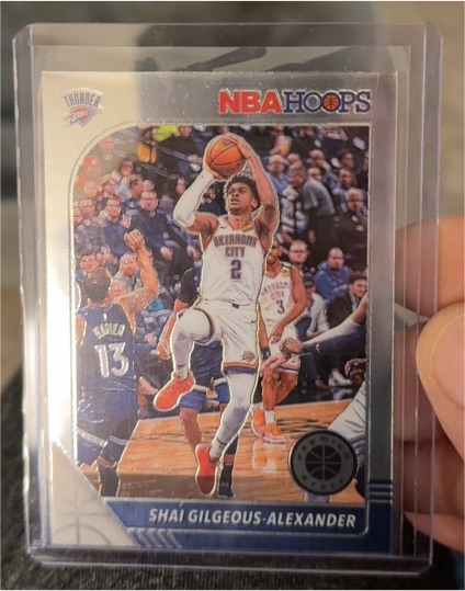 2019-20 Panini NBA Hoops Premium Stock #80 Shai Gilgeous-Alexander — front