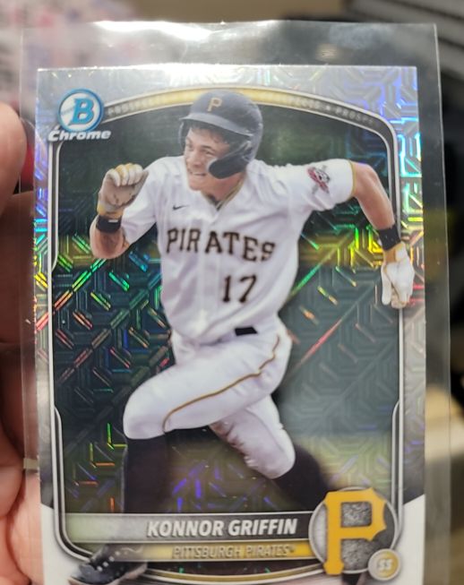 2024 Bowman Chrome #BCP-86 Konnor Griffin Mojo Refractor — front