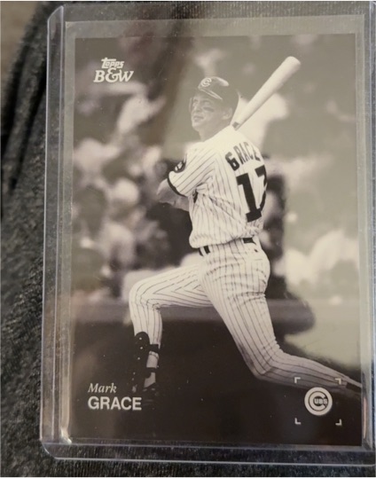 2025 Topps Black & White #96 Mark Grace — front