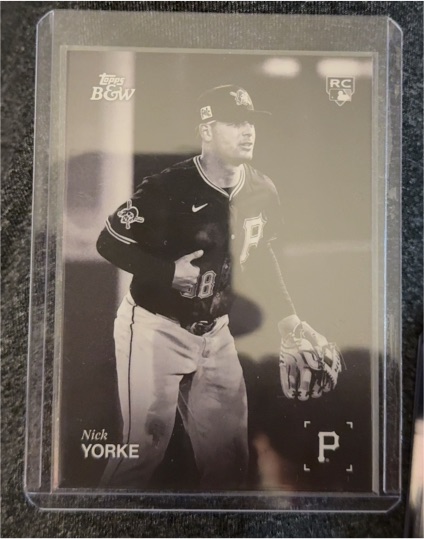 2025 Topps Black & White #090 Nick Yorke — front