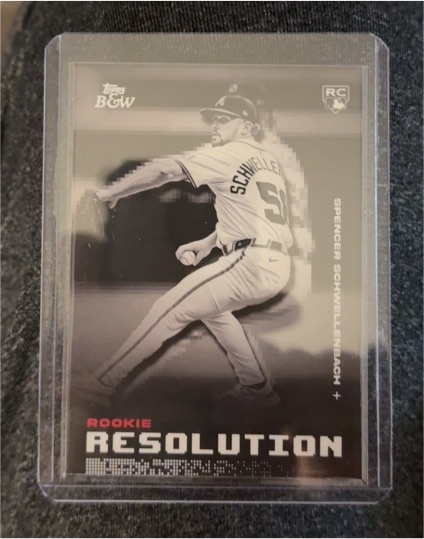 2025 Topps Black & White #RR16 Spencer Schwellenbach Rookie Resolution — front
