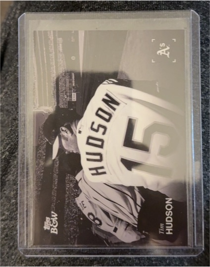 2025 Topps Black & White #69 Tim Hudson — front
