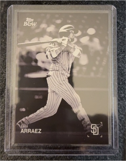 2025 Topps Black & White #114 Luis Arraez — front
