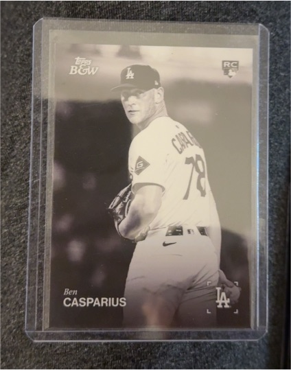 2025 Topps Black & White #108 Ben Casparius — front