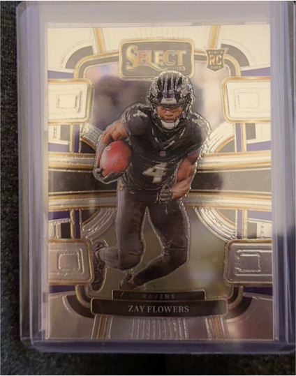 2023 Panini Select Concourse #8 Zay Flowers — front