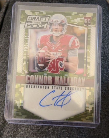 2015 Panini Prizm Draft Picks #169 Connor Halliday — front