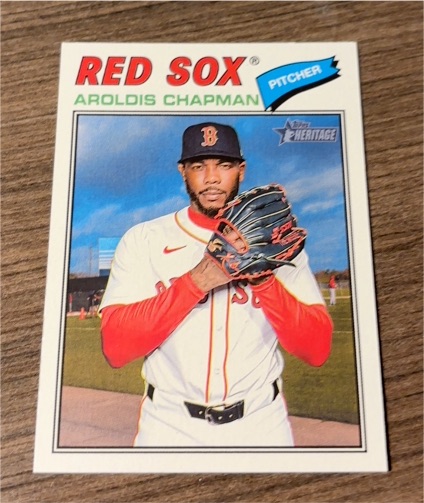 2026 Topps Heritage #359 Aroldis Chapman — front